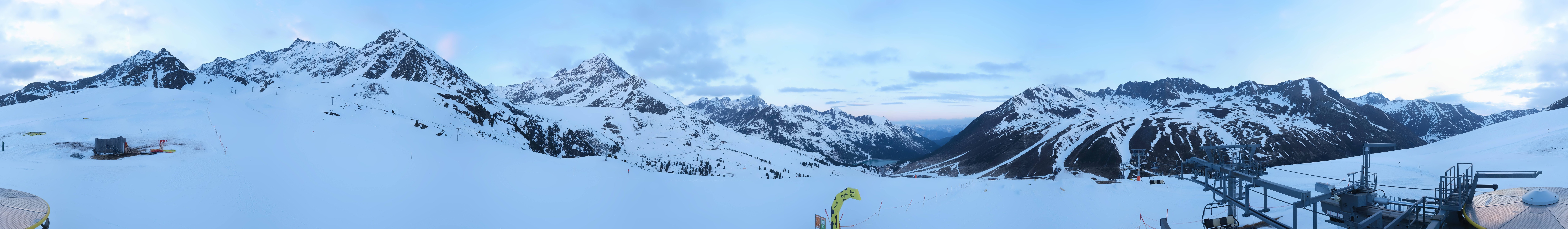 Archiv Foto Webcam Kühtai - Wiesbergbahn