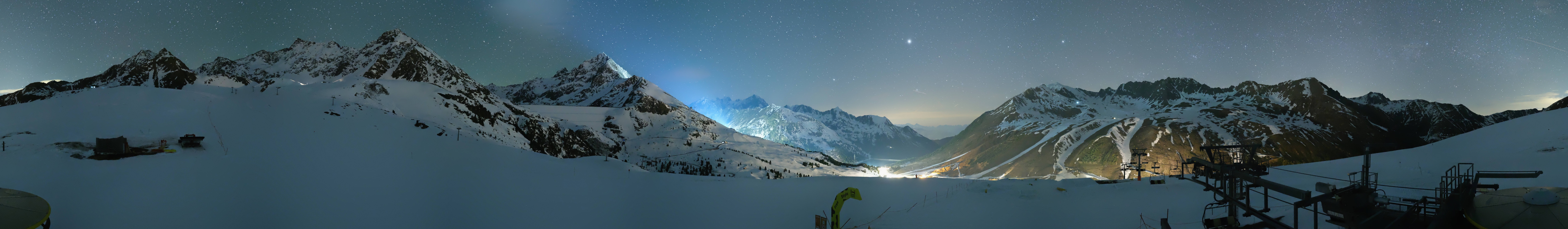 Archiv Foto Webcam Kühtai - Wiesbergbahn