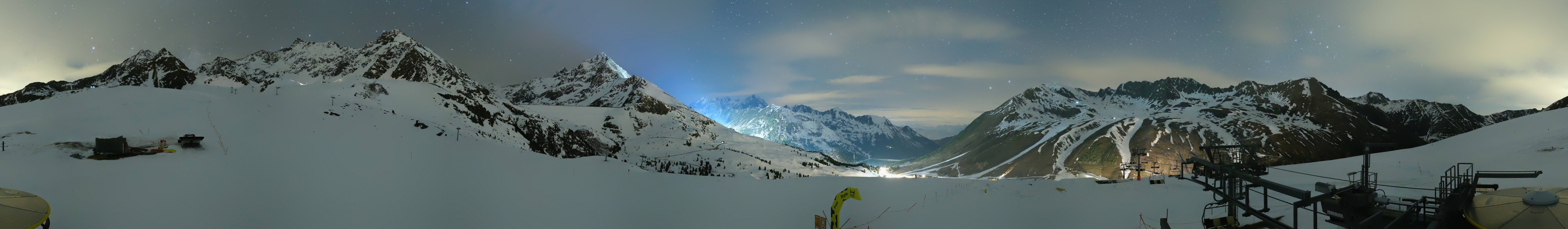 Archiv Foto Webcam Kühtai - Wiesbergbahn