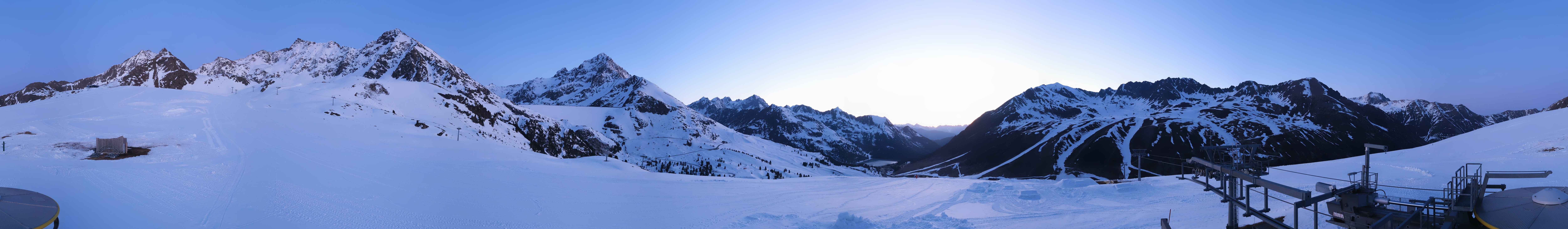 Archiv Foto Webcam Kühtai - Wiesbergbahn