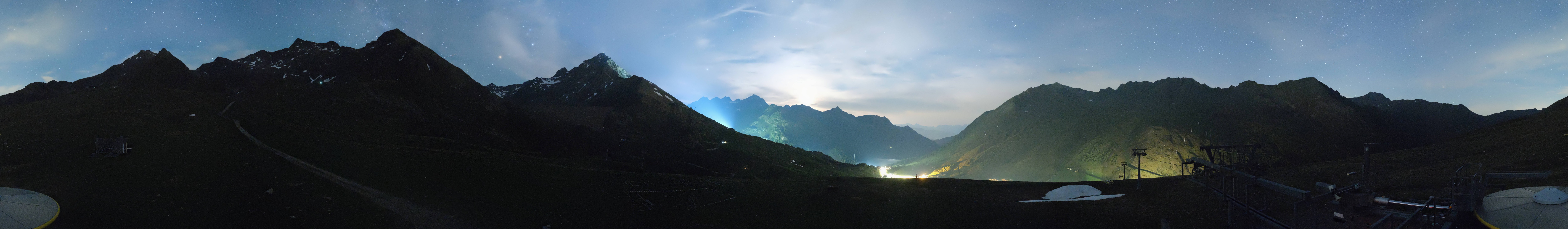 Archiv Foto Webcam Kühtai - Wiesbergbahn