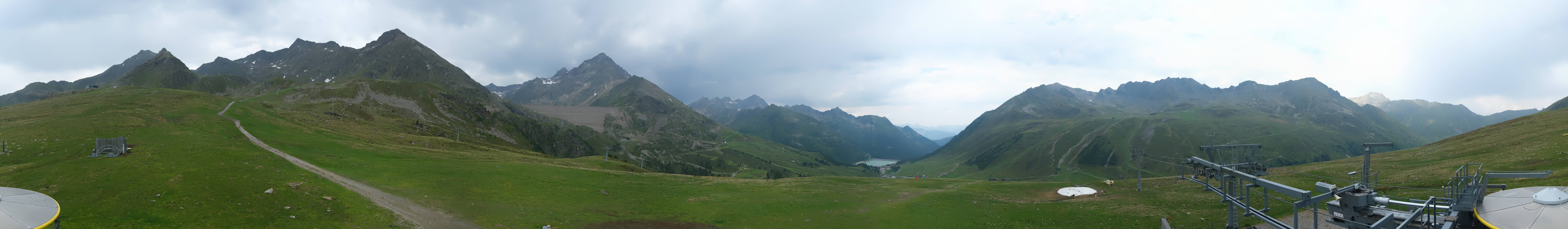 Archived image Webcam Kühtai - Chair lift Wiesbergbahn