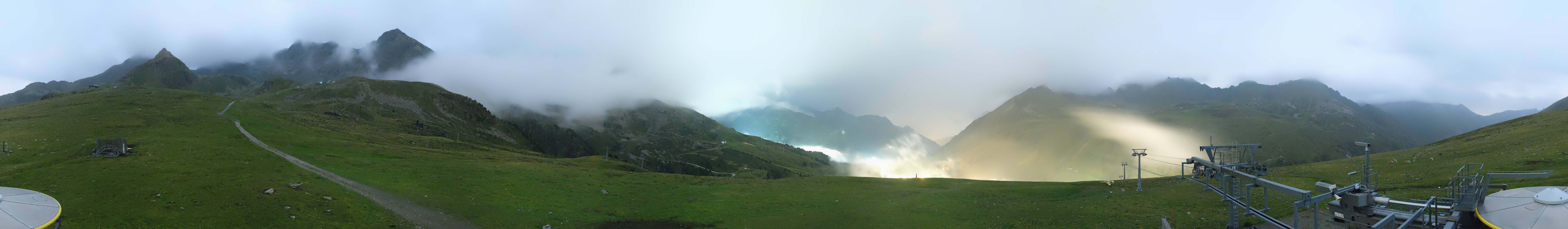 Archiv Foto Webcam Kühtai - Wiesbergbahn