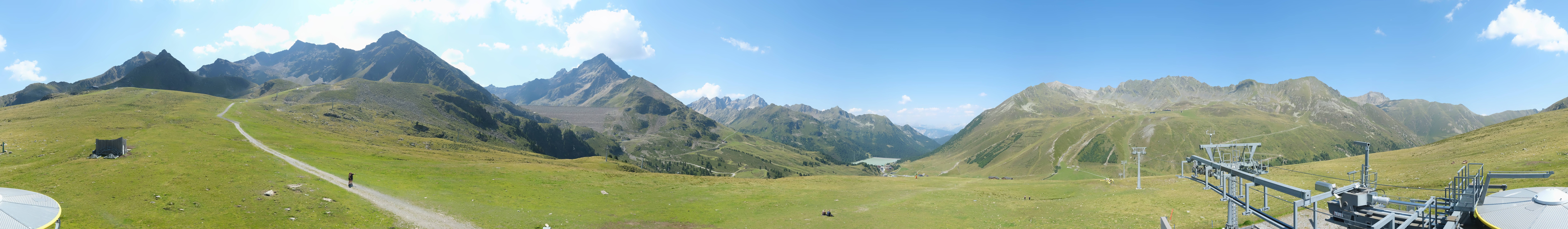 Archived image Webcam Kühtai - Chair lift Wiesbergbahn