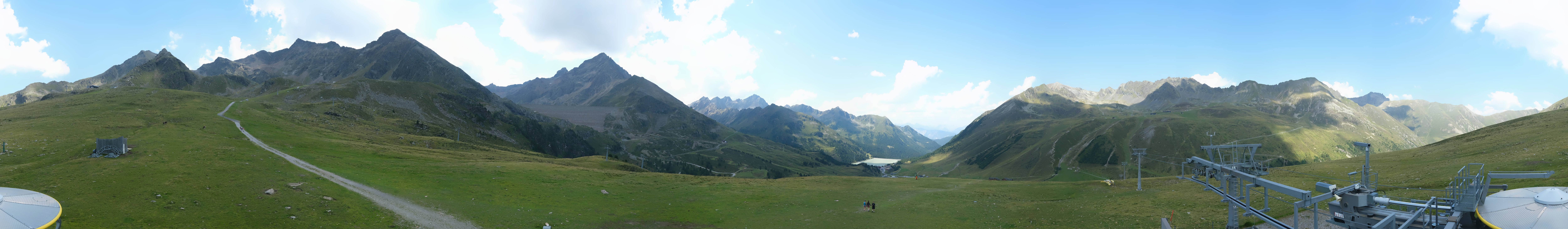 Archived image Webcam Kühtai - Chair lift Wiesbergbahn