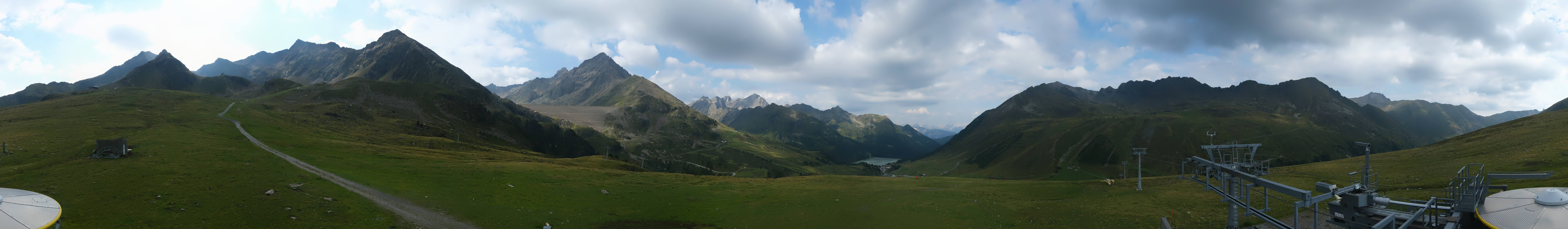 Archived image Webcam Kühtai - Chair lift Wiesbergbahn
