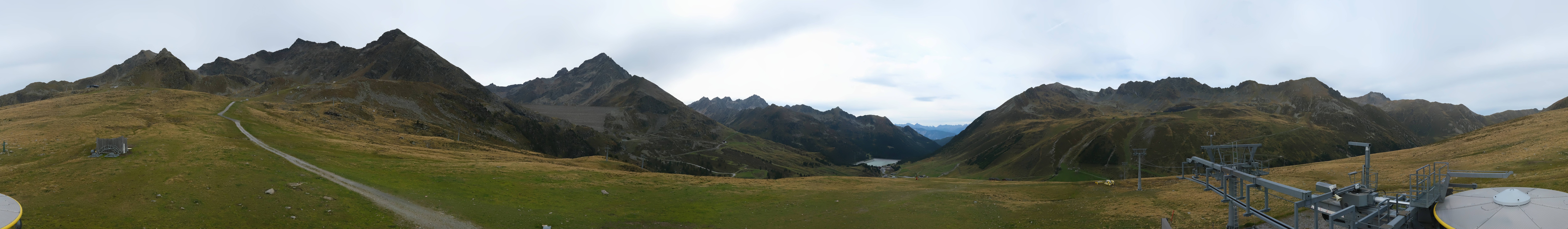 Archived image Webcam Kühtai - Chair lift Wiesbergbahn