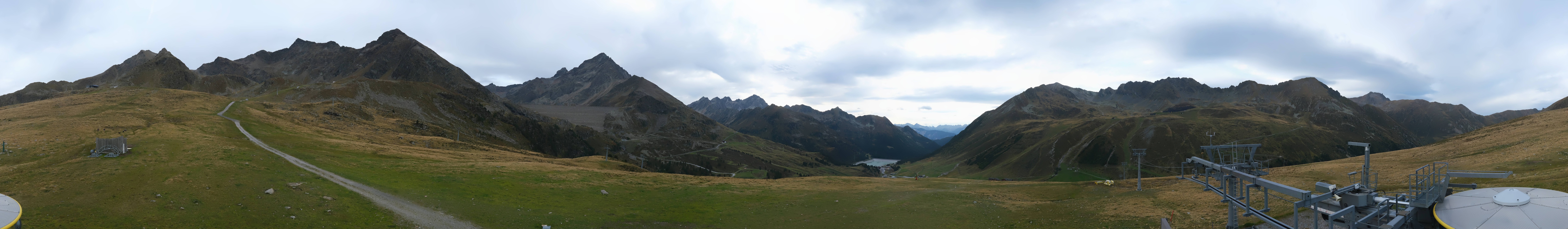 Archived image Webcam Kühtai - Chair lift Wiesbergbahn