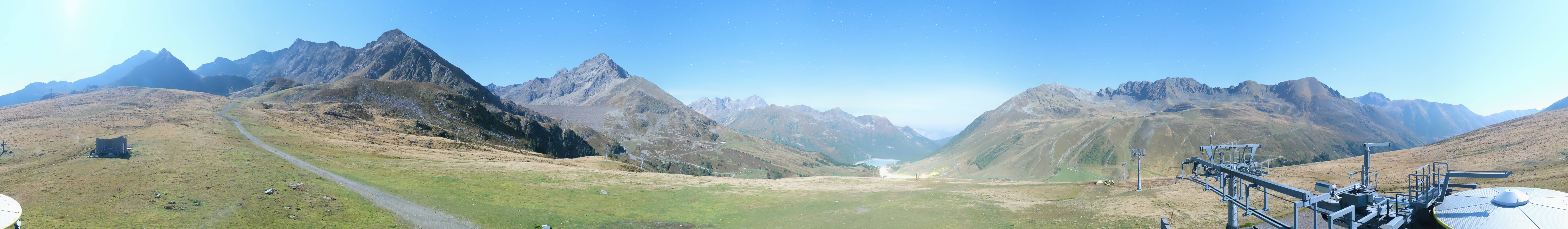 Archived image Webcam Kühtai - Chair lift Wiesbergbahn