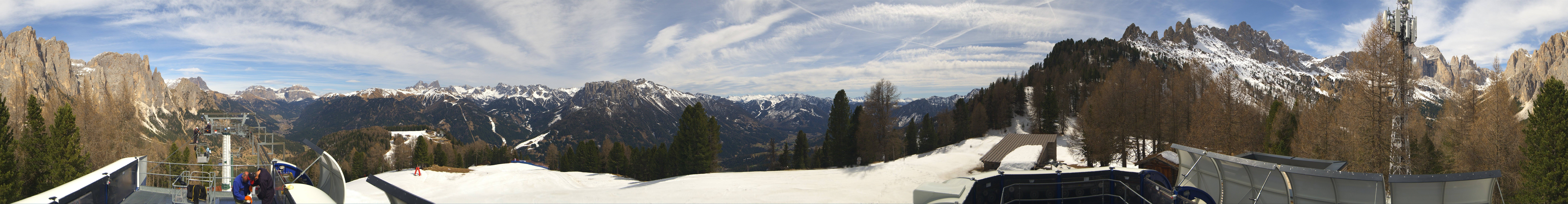 Archiv Foto Webcam Fassatal: Pian Pecei-Pra Martin