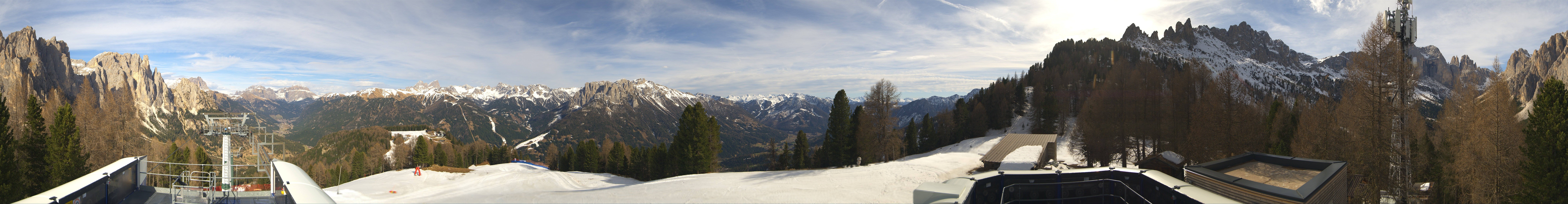 Archiv Foto Webcam Fassatal: Pian Pecei-Pra Martin