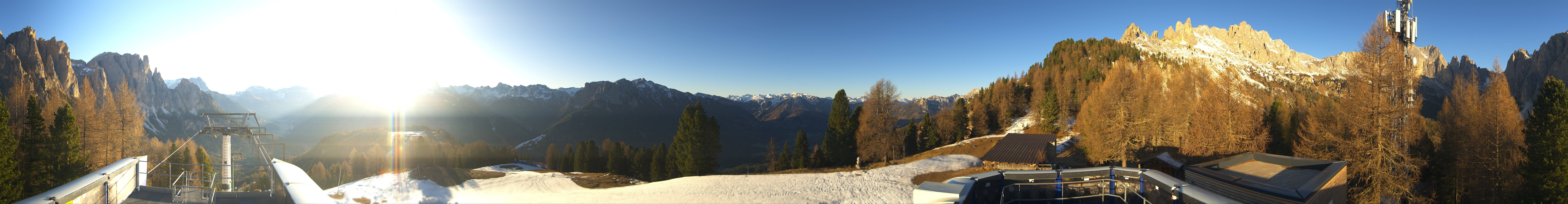 Archived image Webcam Fassa Valley Pian Pecei-Pra Martin lift