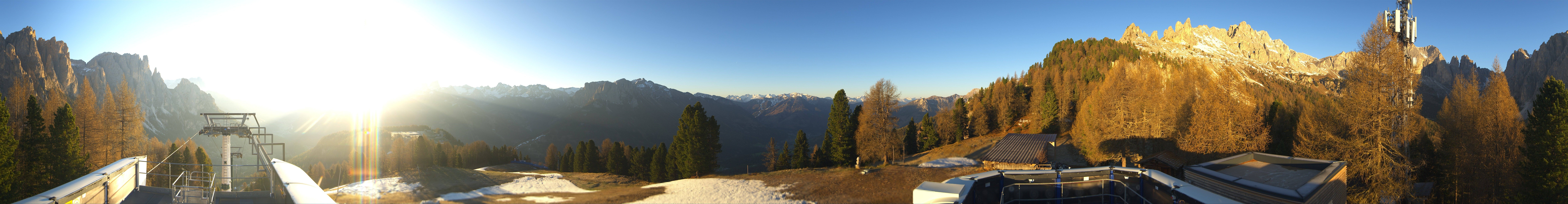 Archived image Webcam Fassa Valley Pian Pecei-Pra Martin lift
