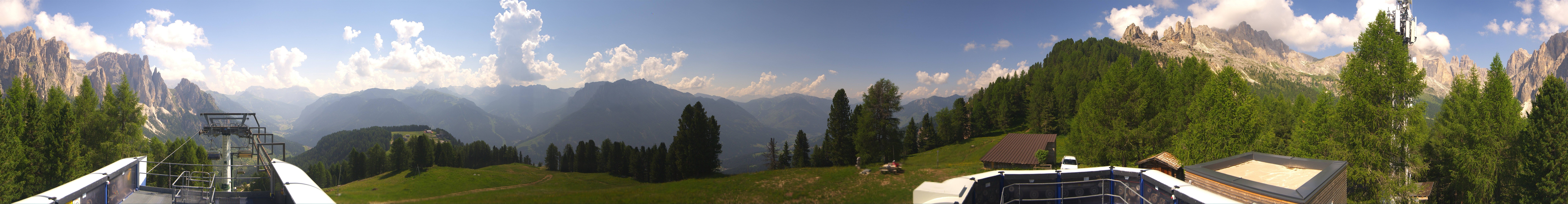 Archived image Webcam Fassa Valley Pian Pecei-Pra Martin lift