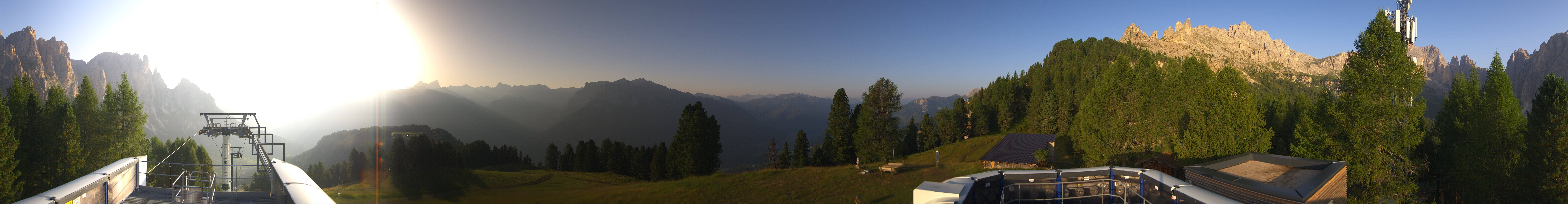 Archived image Webcam Fassa Valley Pian Pecei-Pra Martin lift