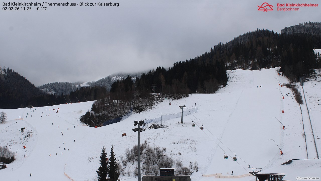 Archiv Foto Webcam Bad Kleinkirchheim - Römerbad