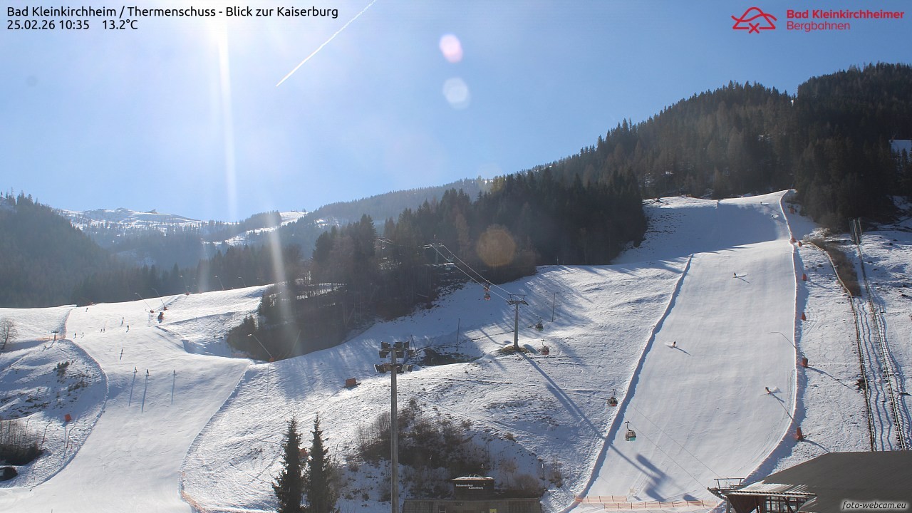 Archiv Foto Webcam Bad Kleinkirchheim - Römerbad
