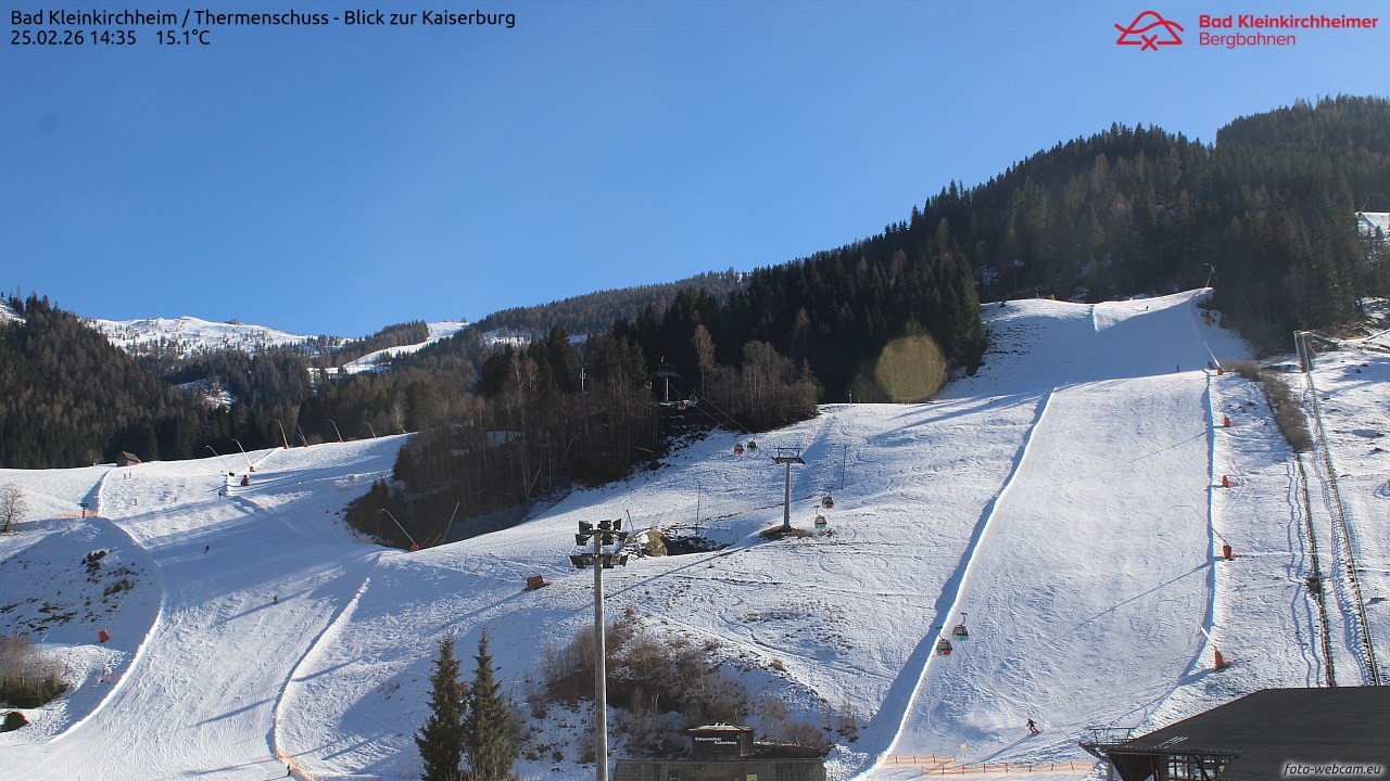 Archiv Foto Webcam Bad Kleinkirchheim - Römerbad