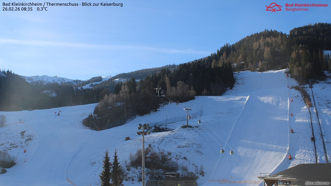 Archiv Foto Webcam Bad Kleinkirchheim - Römerbad