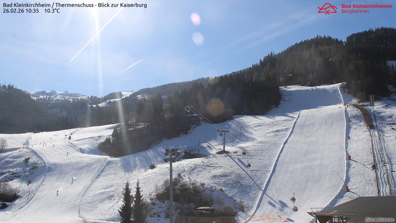 Archiv Foto Webcam Bad Kleinkirchheim - Römerbad