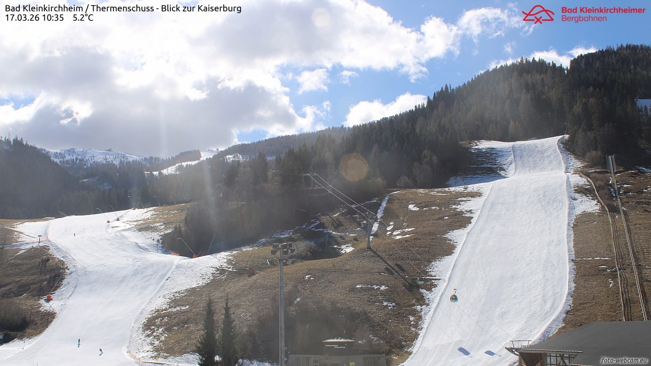 Archiv Foto Webcam Bad Kleinkirchheim - Römerbad