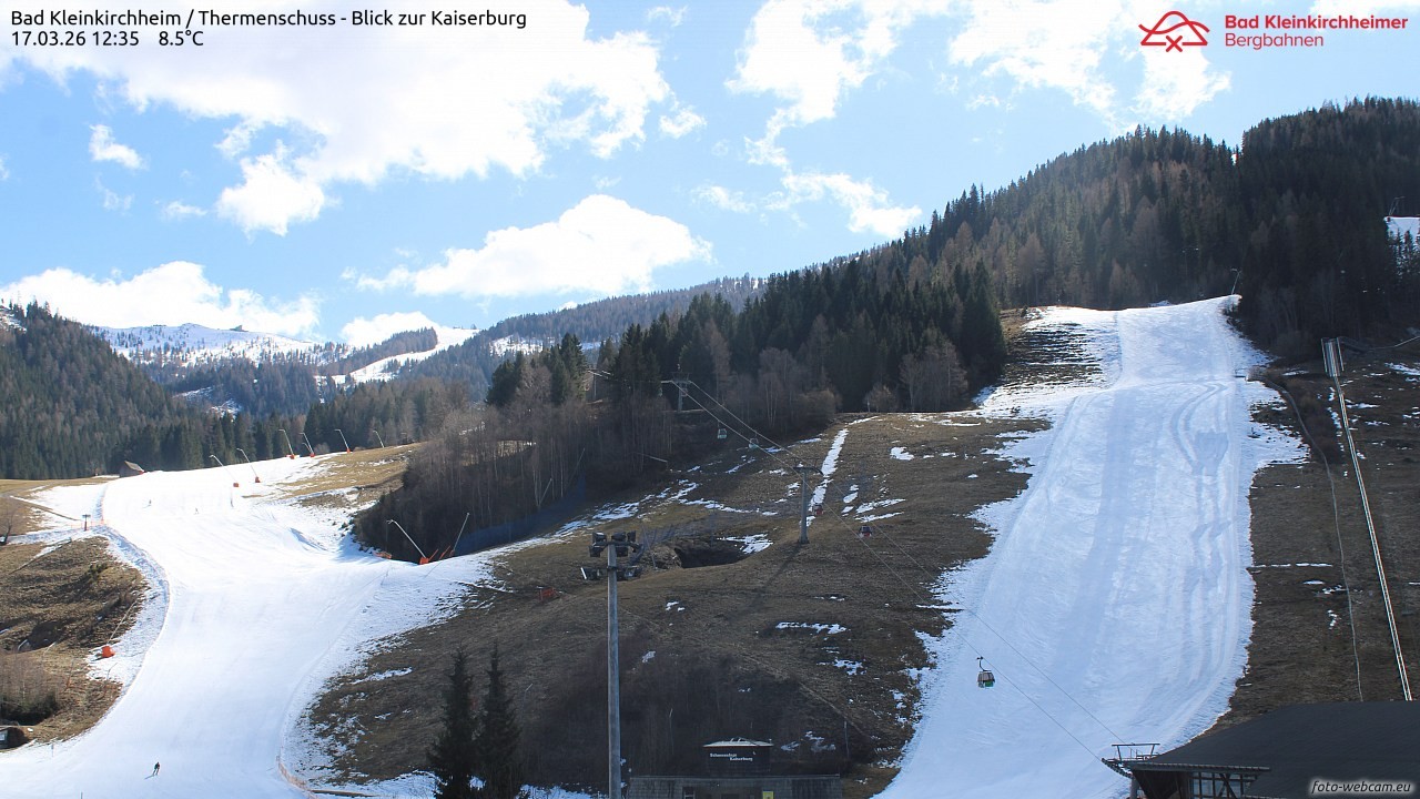 Archiv Foto Webcam Bad Kleinkirchheim - Römerbad