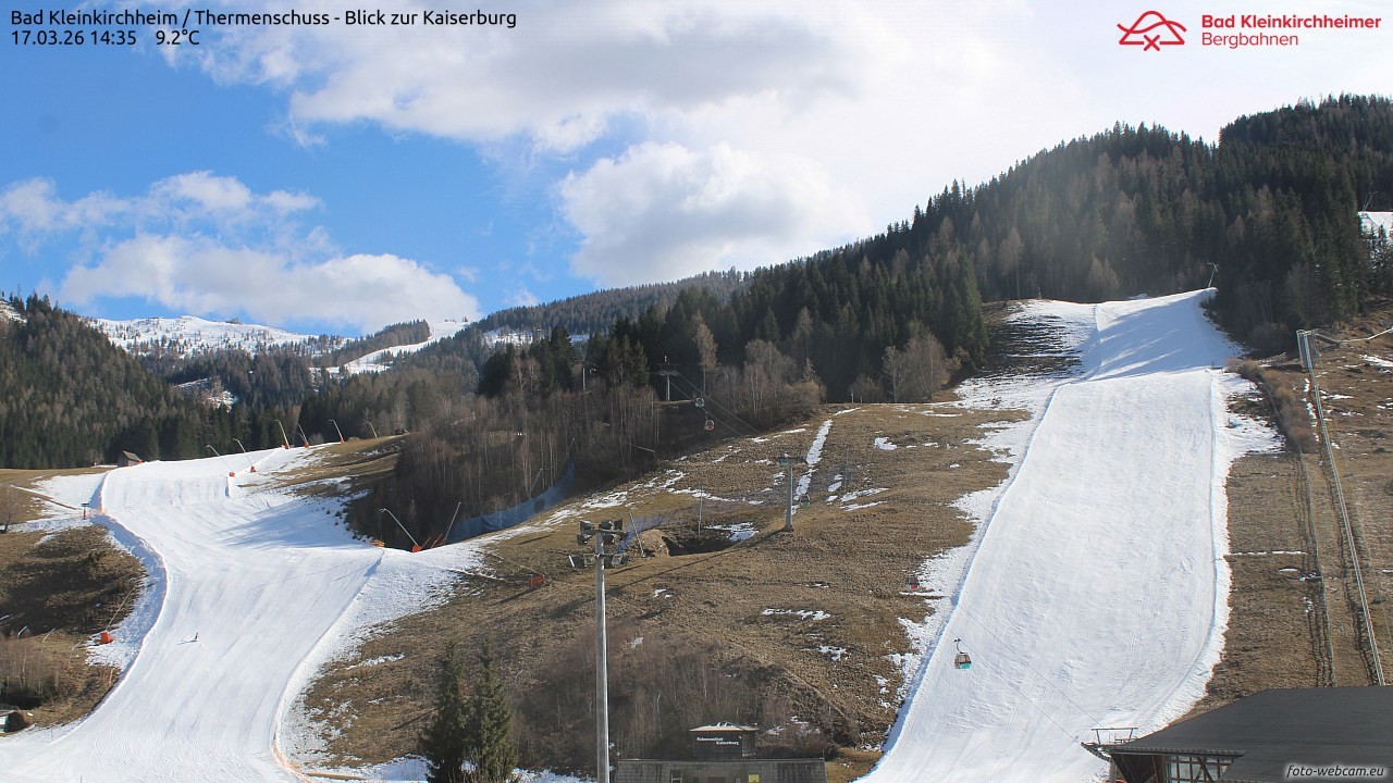 Archiv Foto Webcam Bad Kleinkirchheim - Römerbad