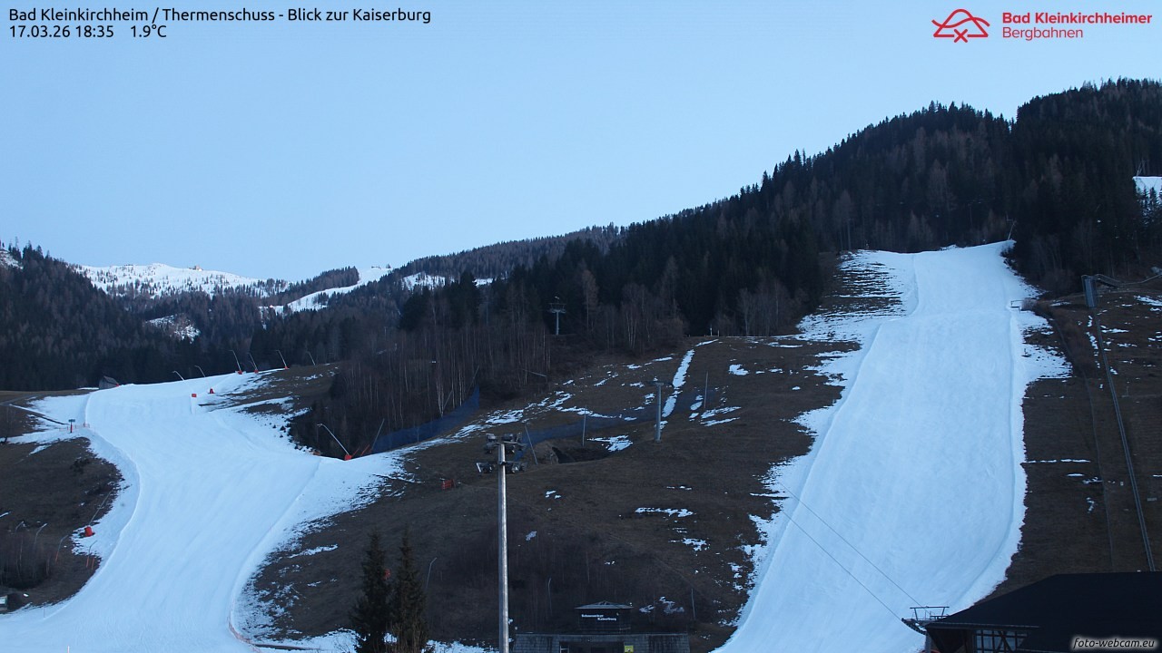 Archiv Foto Webcam Bad Kleinkirchheim - Römerbad