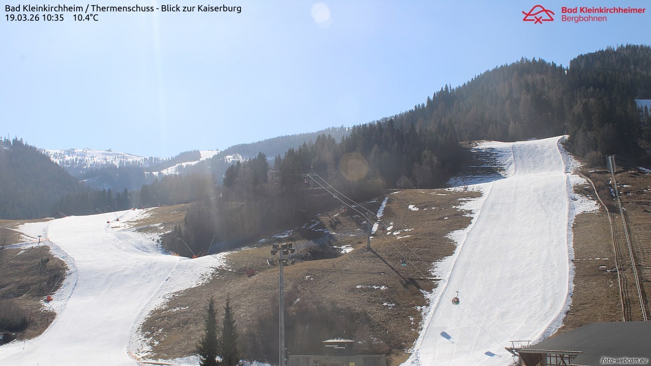 Archiv Foto Webcam Bad Kleinkirchheim - Römerbad
