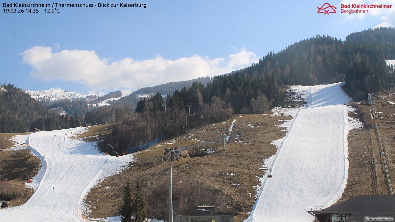 Archiv Foto Webcam Bad Kleinkirchheim - Römerbad