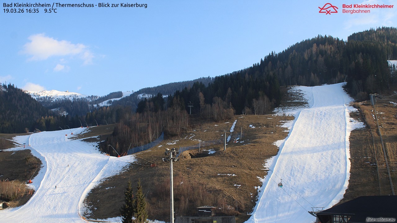 Archiv Foto Webcam Bad Kleinkirchheim - Römerbad