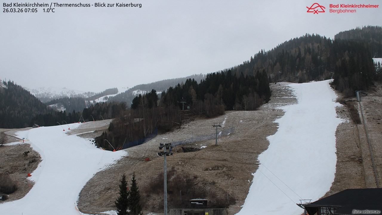 Archiv Foto Webcam Bad Kleinkirchheim - Römerbad