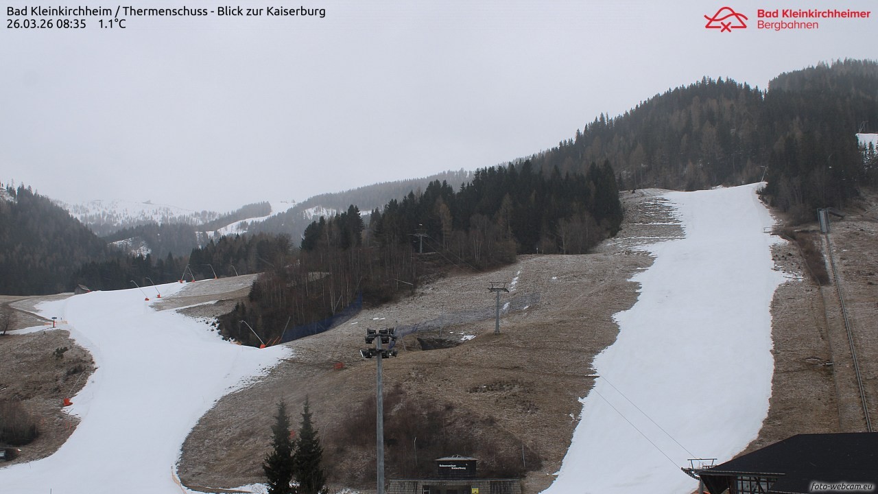 Archiv Foto Webcam Bad Kleinkirchheim - Römerbad