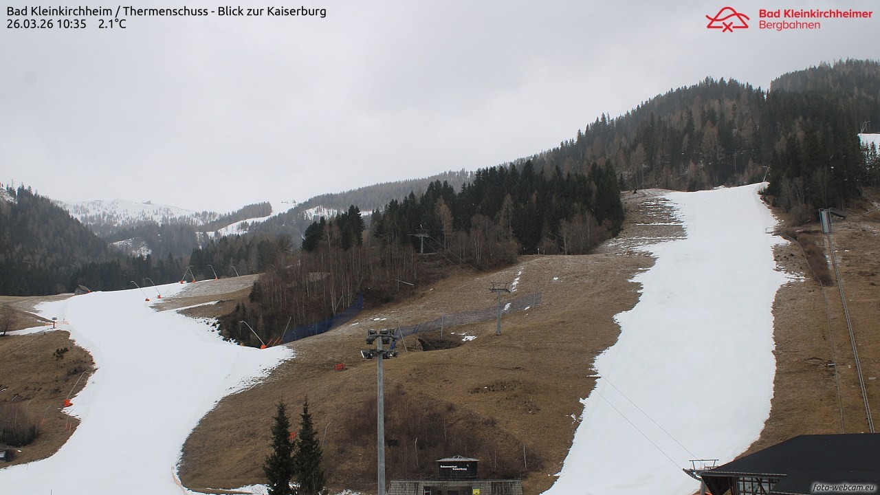 Archiv Foto Webcam Bad Kleinkirchheim - Römerbad