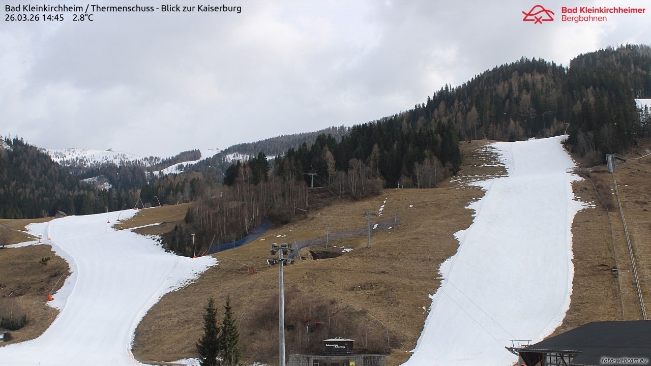 Archiv Foto Webcam Bad Kleinkirchheim - Römerbad