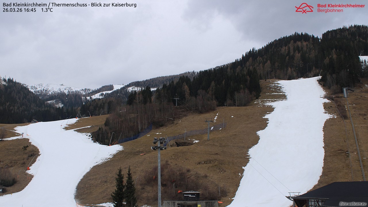 Archiv Foto Webcam Bad Kleinkirchheim - Römerbad