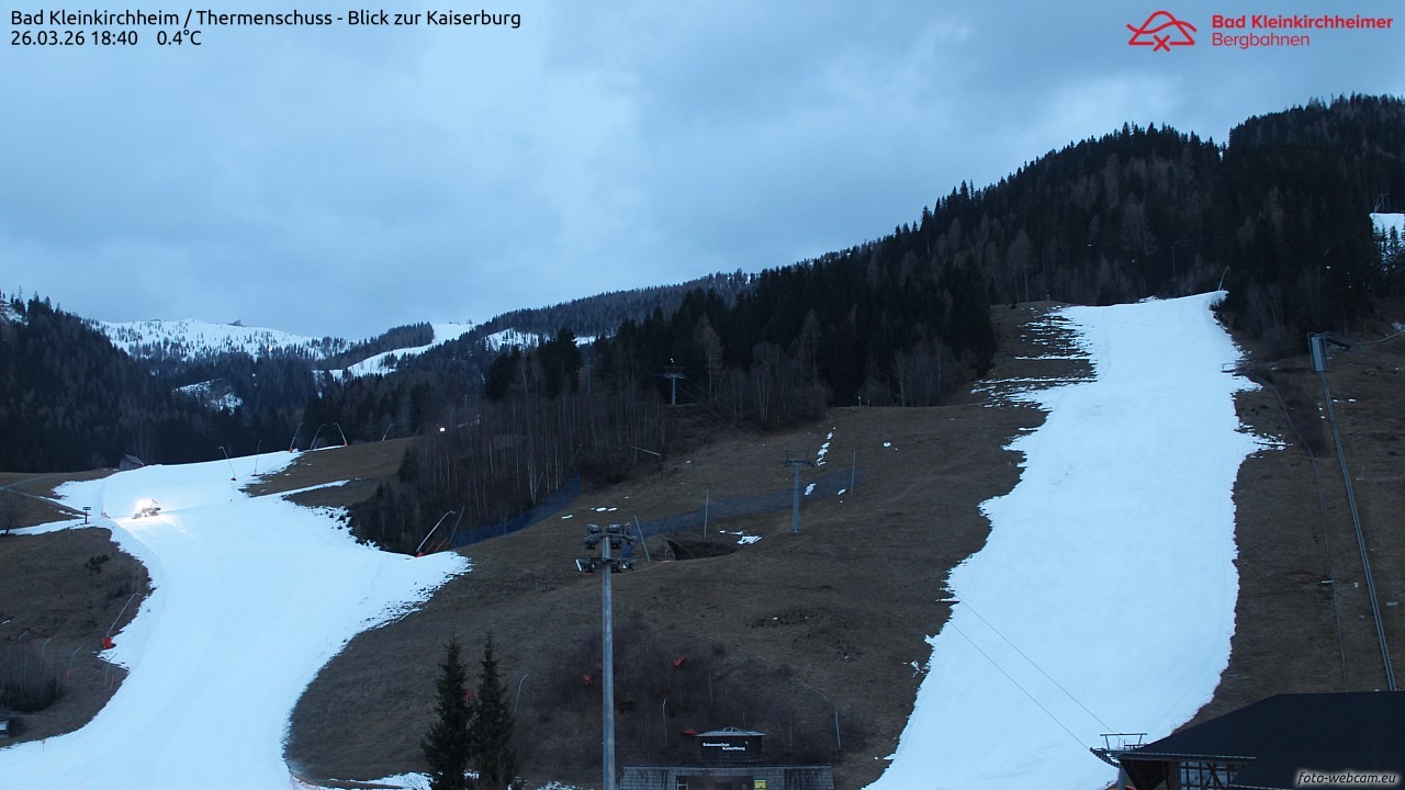 Archiv Foto Webcam Bad Kleinkirchheim - Römerbad