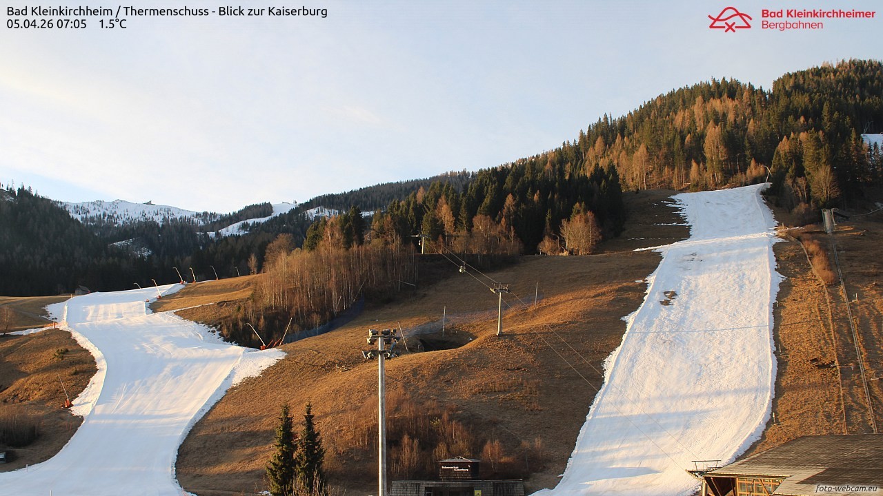 Archiv Foto Webcam Bad Kleinkirchheim - Römerbad