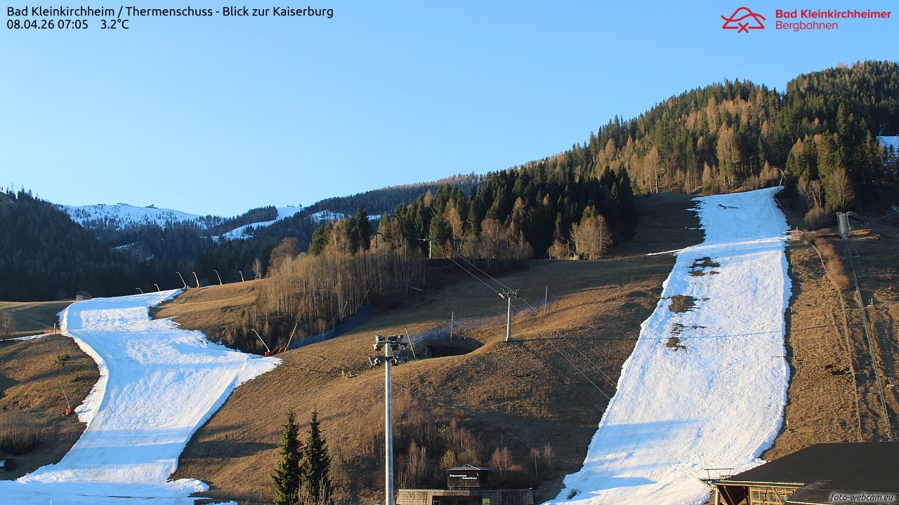 Archived image Webcam Bad Kleinkirchheim - Thermal Bath Römerbad