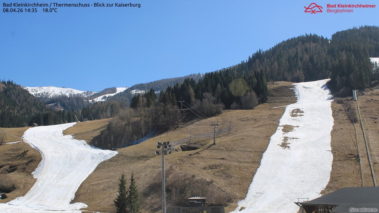 Archived image Webcam Bad Kleinkirchheim - Thermal Bath Römerbad