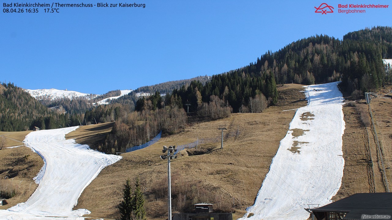 Archived image Webcam Bad Kleinkirchheim - Thermal Bath Römerbad