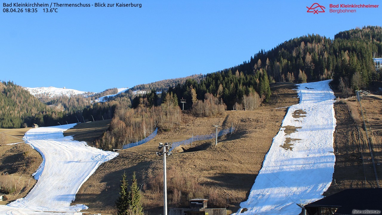 Archived image Webcam Bad Kleinkirchheim - Thermal Bath Römerbad