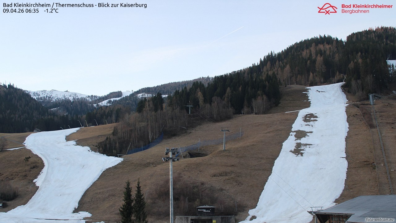 Archiv Foto Webcam Bad Kleinkirchheim - Römerbad