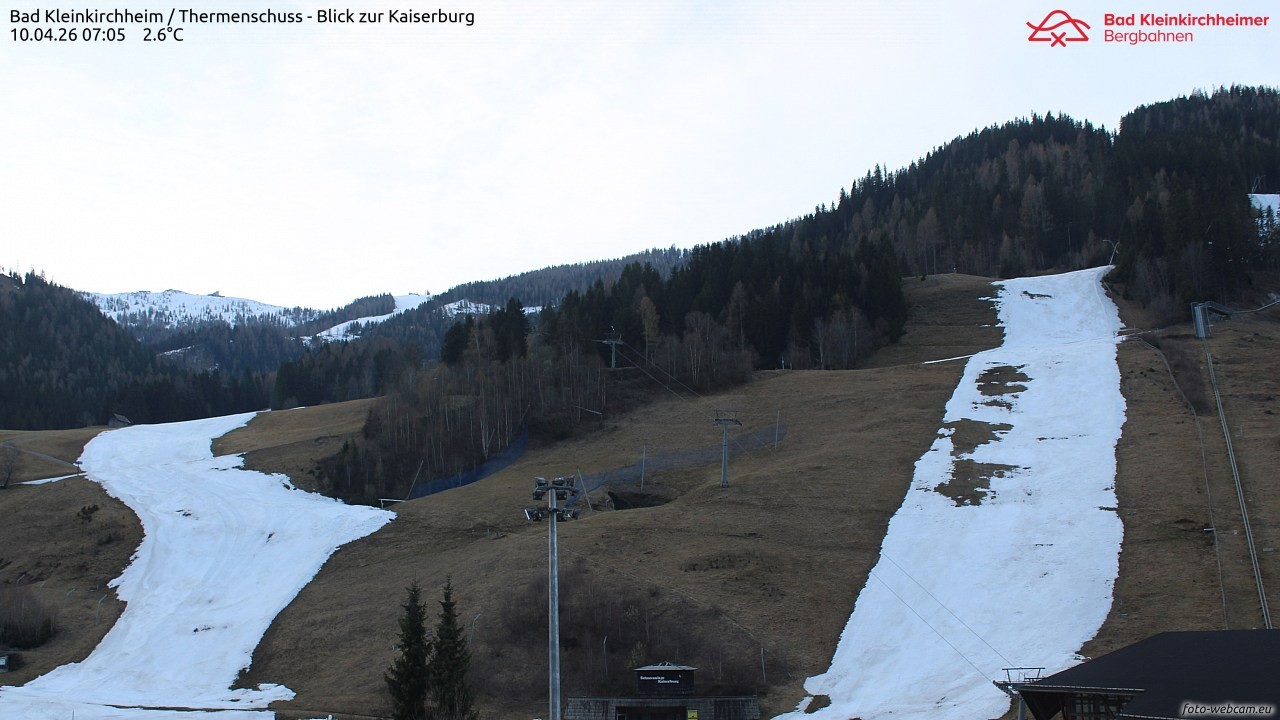 Archiv Foto Webcam Bad Kleinkirchheim - Römerbad