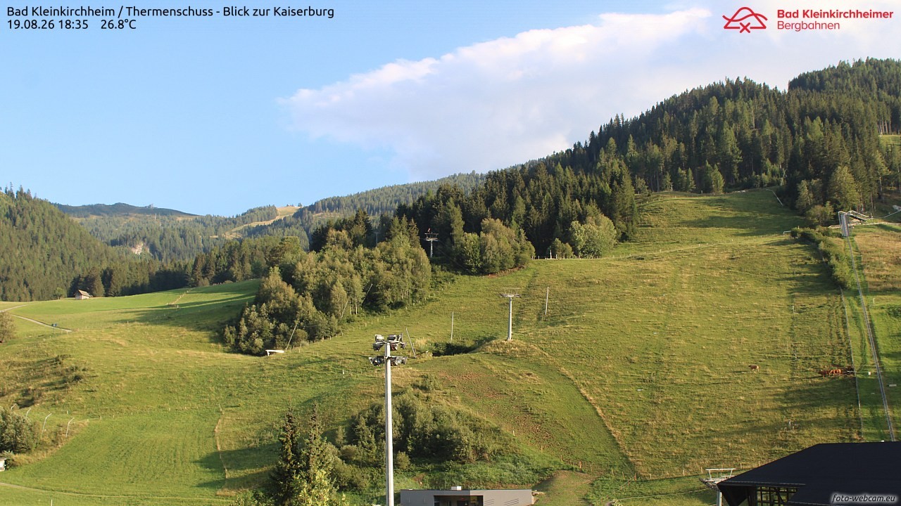 Archiv Foto Webcam Bad Kleinkirchheim - Römerbad