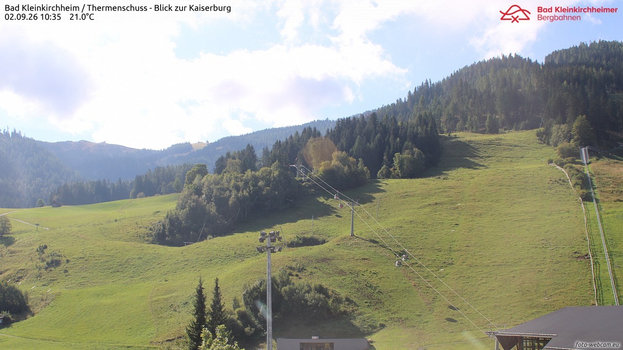 Archiv Foto Webcam Bad Kleinkirchheim - Römerbad