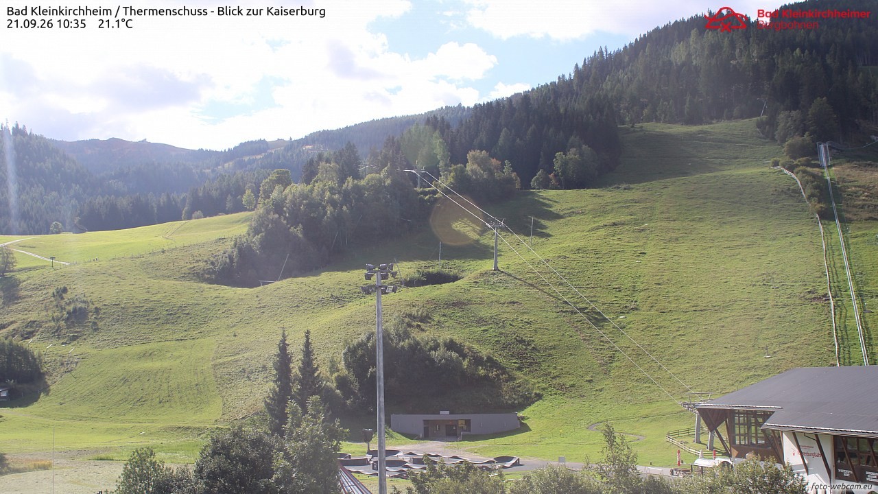 Archiv Foto Webcam Bad Kleinkirchheim - Römerbad