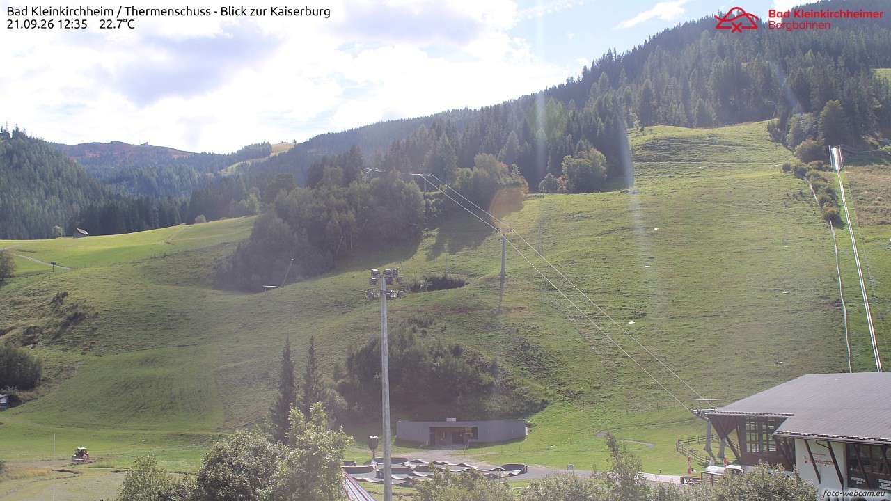Archiv Foto Webcam Bad Kleinkirchheim - Römerbad