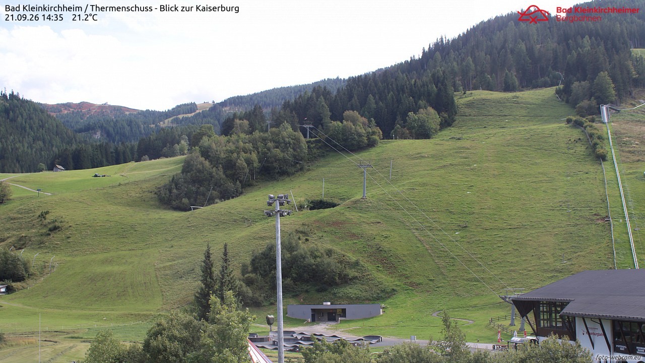 Archiv Foto Webcam Bad Kleinkirchheim - Römerbad