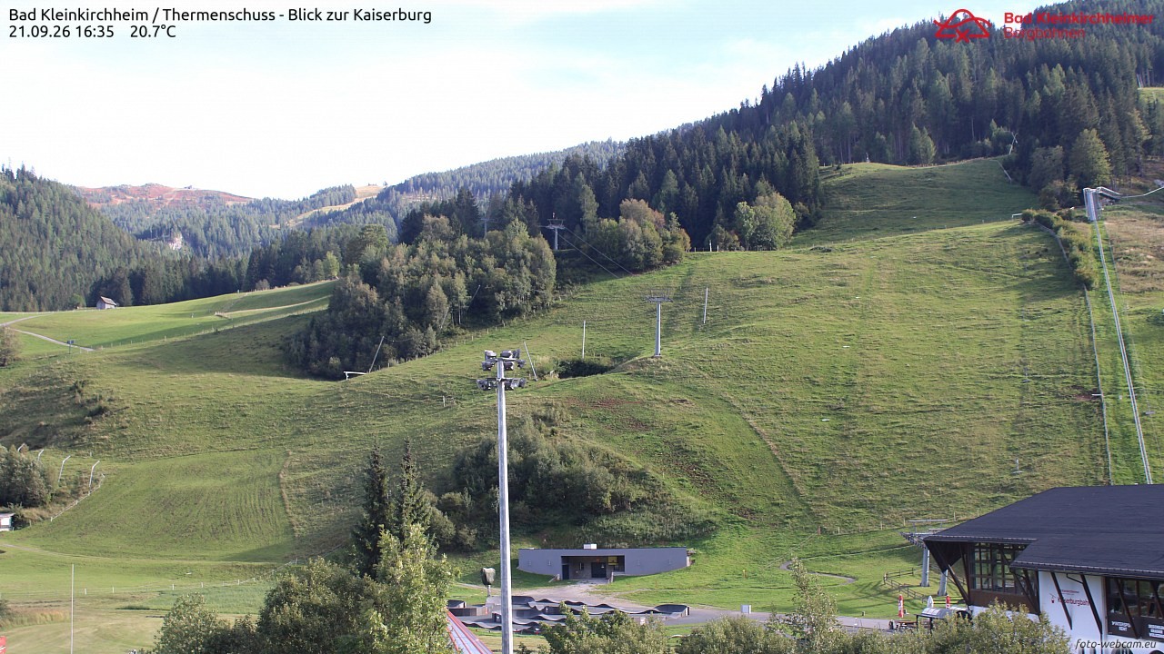 Archiv Foto Webcam Bad Kleinkirchheim - Römerbad